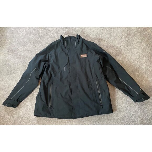 Eddie Bauer Heavy Jacket Black Chip Ganassi Racing Logo XL - Picture 1 of 15